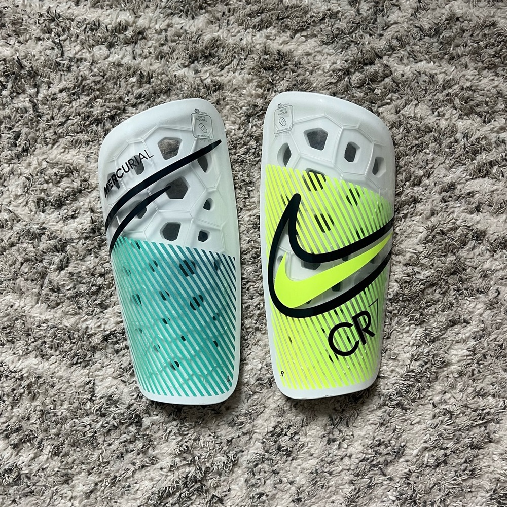 CR7 shin guards!